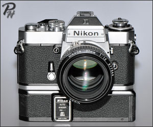 Nikon EL2 with AW-1 motor drive