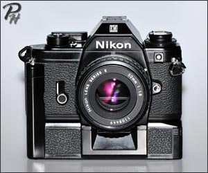 Nikon EM with MD-E motor drive