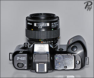Nikon F-401 Top