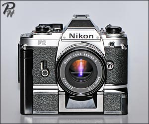 Nikon FG with MD-E motor drive